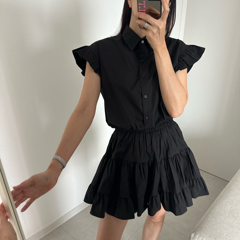 SOUIT東大門實拍女士新款推薦人氣真品職業襯衫蕾絲衫荷葉邊SOUIT by mabel-L襯衫/蕾絲衫