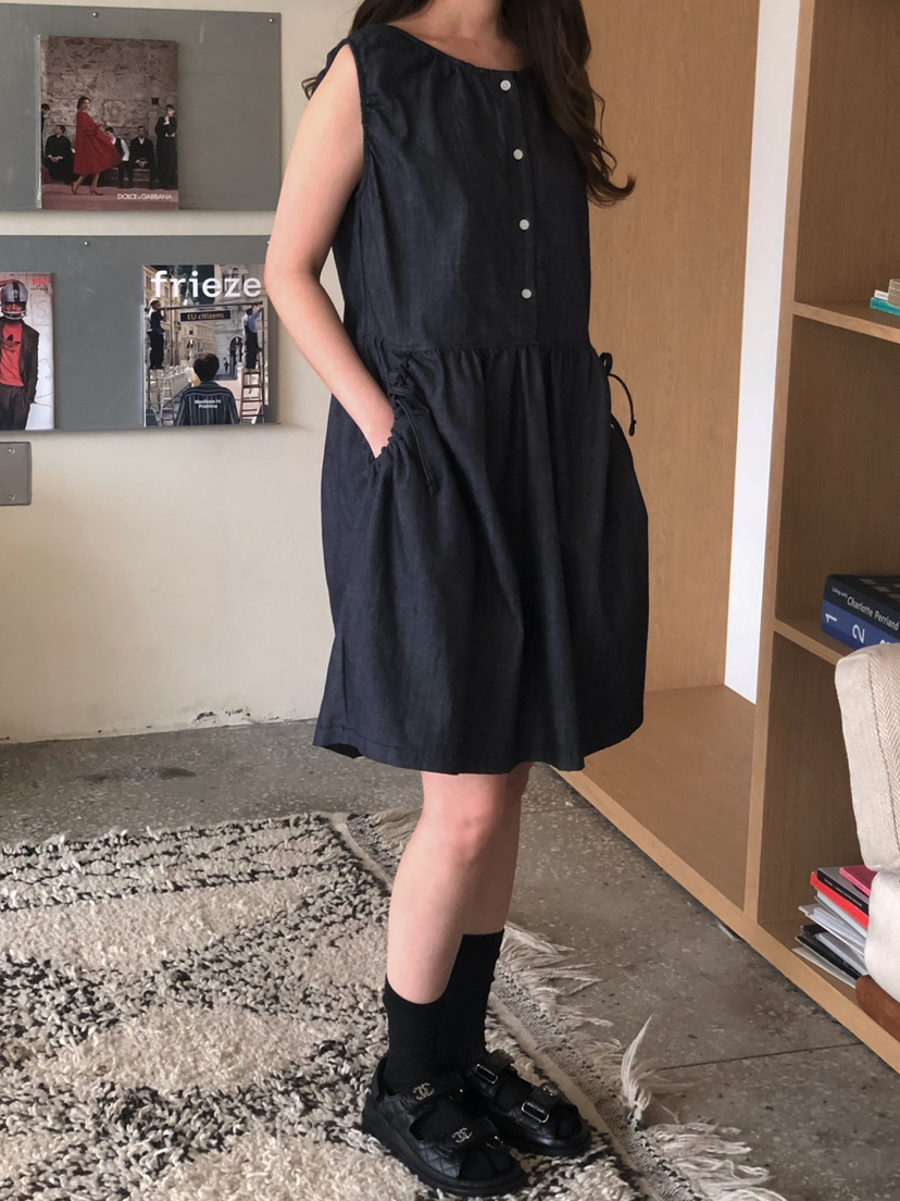 ONDO-P韓國直郵女裝新款真品休閑時尚26春夏熱賣連衣裙褶皺ONDO-P連衣裙