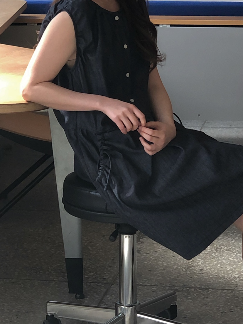 ONDO-P韓國直郵女裝新款真品休閑時尚26春夏熱賣連衣裙褶皺ONDO-P連衣裙