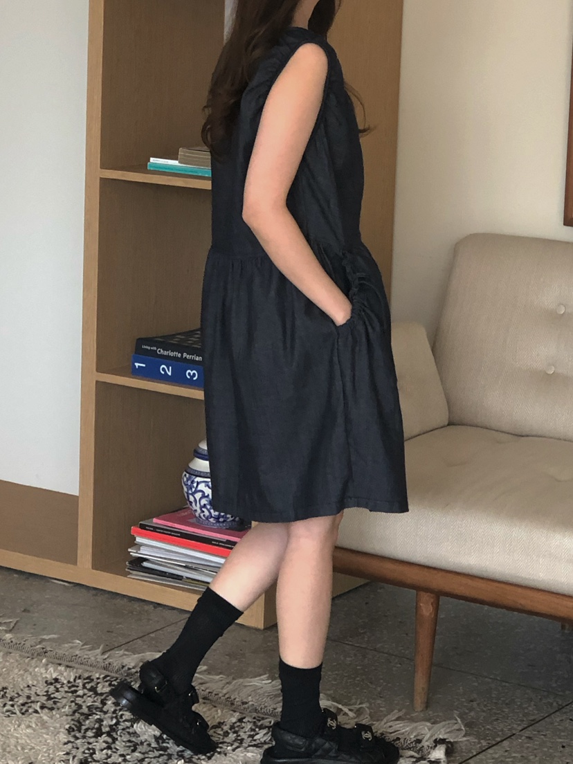 ONDO-P韓國直郵女裝新款真品休閑時尚26春夏熱賣連衣裙褶皺ONDO-P連衣裙