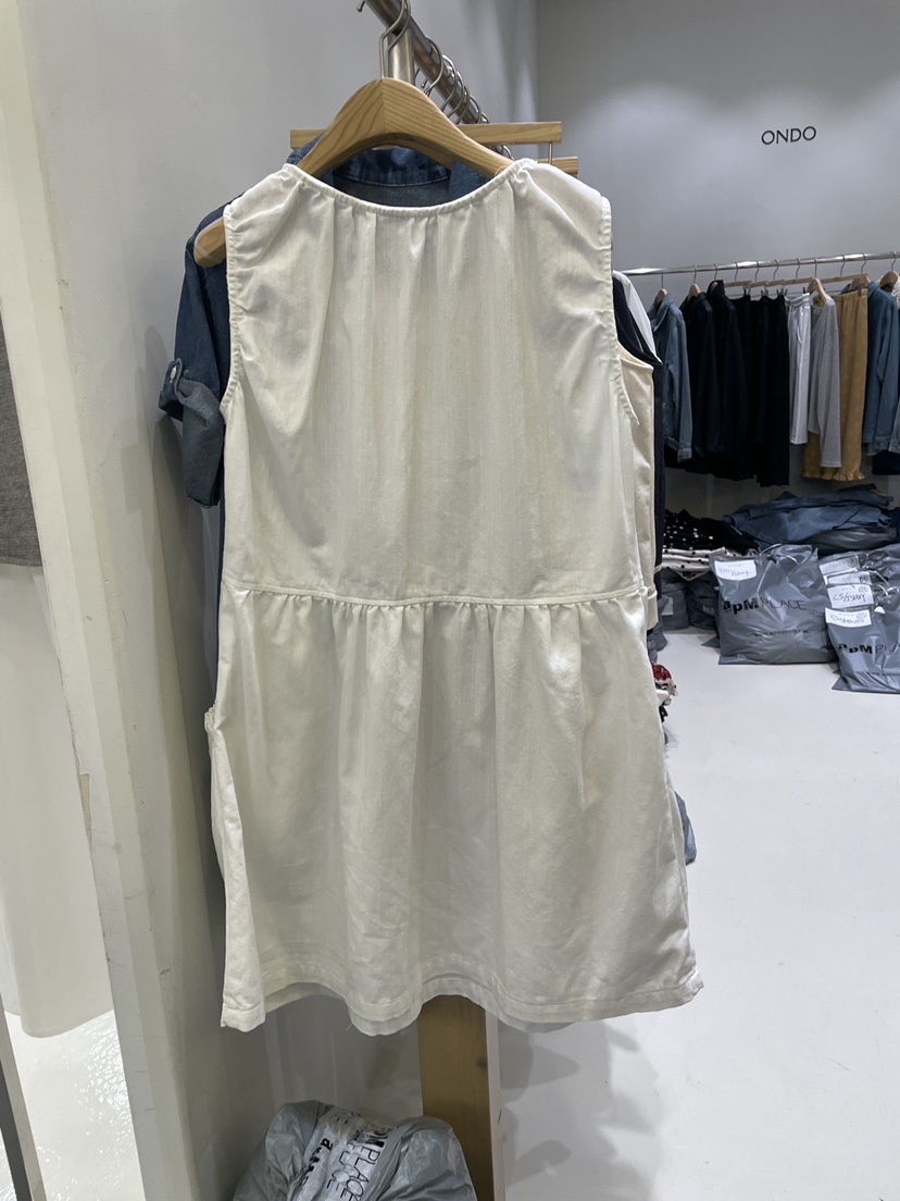 ONDO-P韓國直郵女裝新款真品休閑時尚26春夏熱賣連衣裙褶皺ONDO-P連衣裙