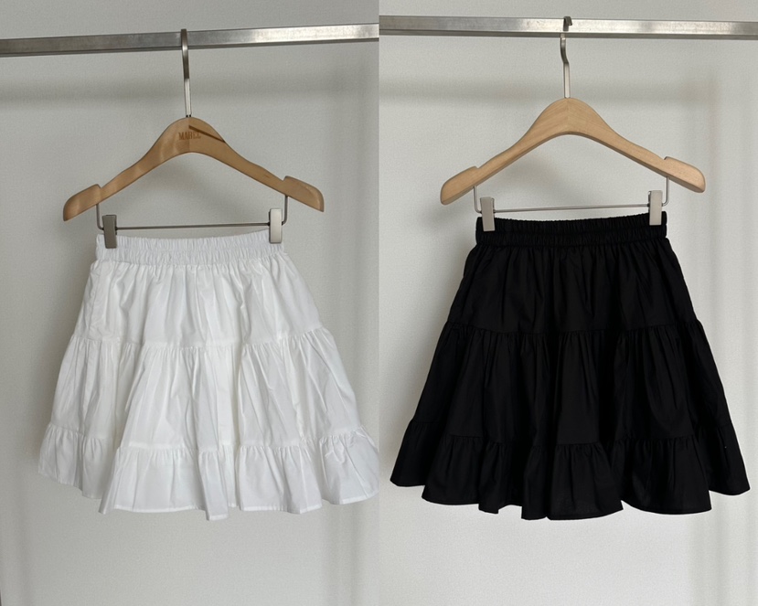 SOUIT東大門代購女士新款熱賣時尚推薦半身裙中短裙荷葉邊SOUIT by mabel-L半身裙/中短裙