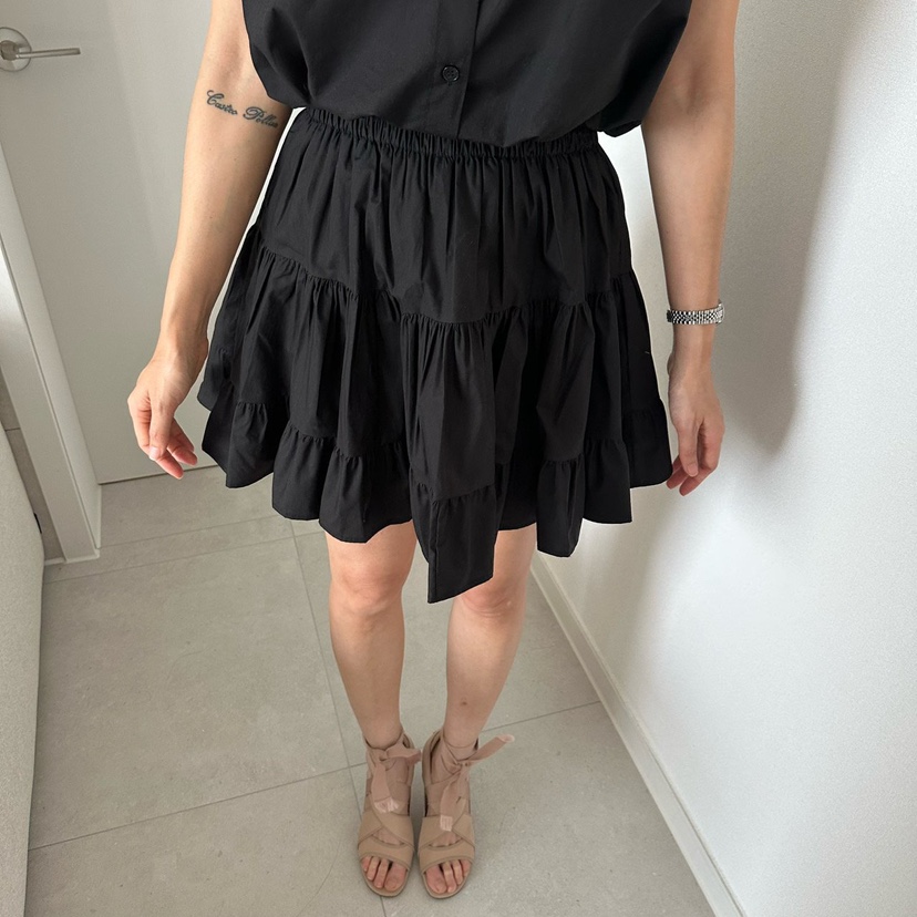 SOUIT東大門代購女士新款熱賣時尚推薦半身裙中短裙荷葉邊SOUIT by mabel-L半身裙/中短裙