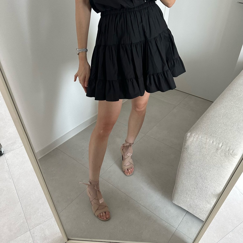 SOUIT東大門代購女士新款熱賣時尚推薦半身裙中短裙荷葉邊SOUIT by mabel-L半身裙/中短裙