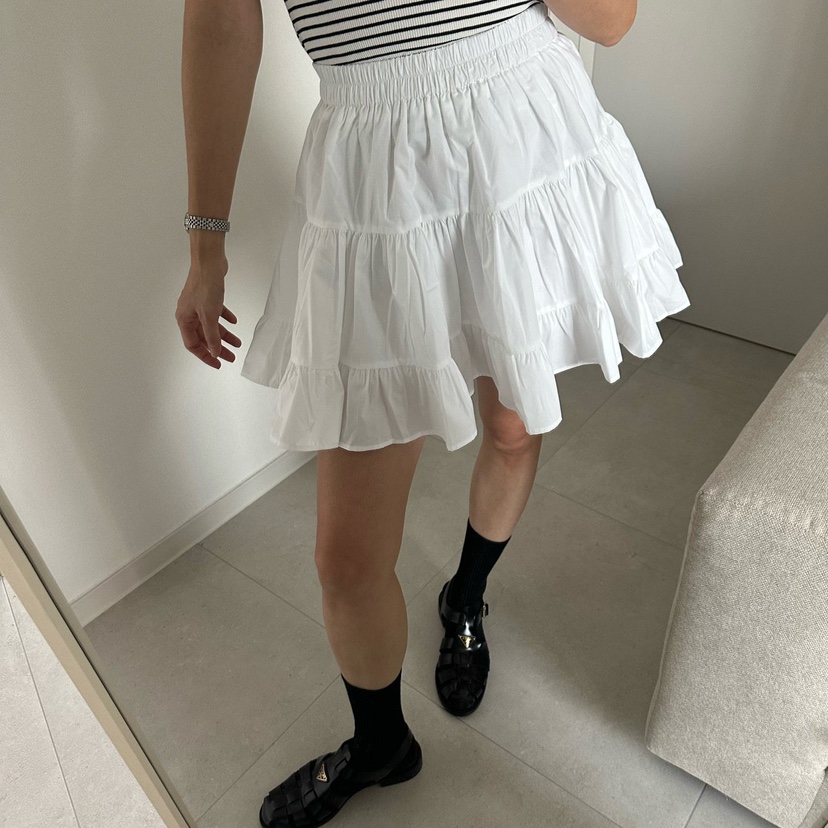 SOUIT東大門代購女士新款熱賣時尚推薦半身裙中短裙荷葉邊SOUIT by mabel-L半身裙/中短裙