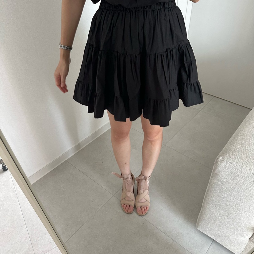 SOUIT東大門代購女士新款熱賣時尚推薦半身裙中短裙荷葉邊SOUIT by mabel-L半身裙/中短裙