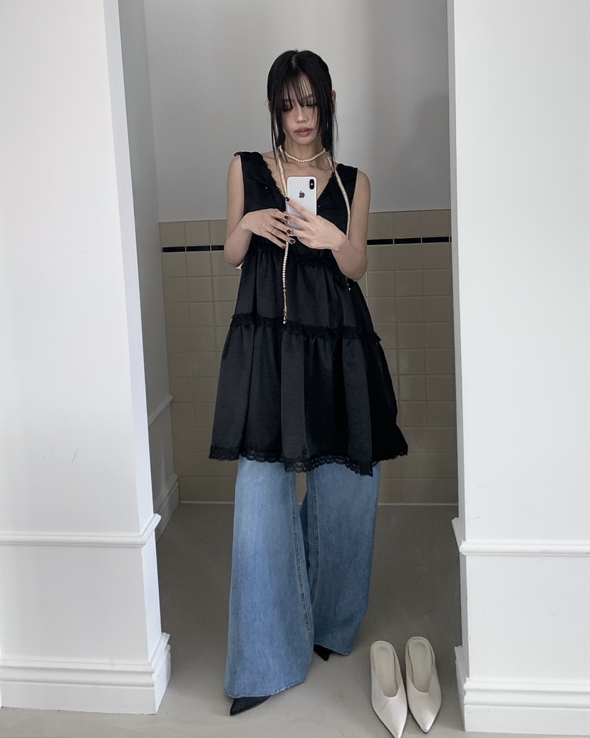 LIVE AID-P東大門直郵女士新品熱賣職業推薦26春夏連衣裙LIVE AID-P連衣裙