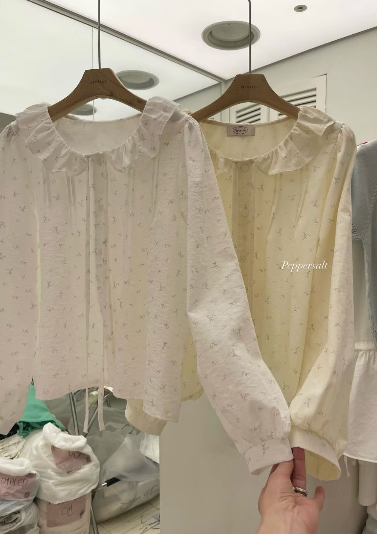 PEPPER 페페韓國代購女士新品熱賣人氣26春夏襯衫蕾絲衫PEPPER-SEOUL襯衫/蕾絲衫