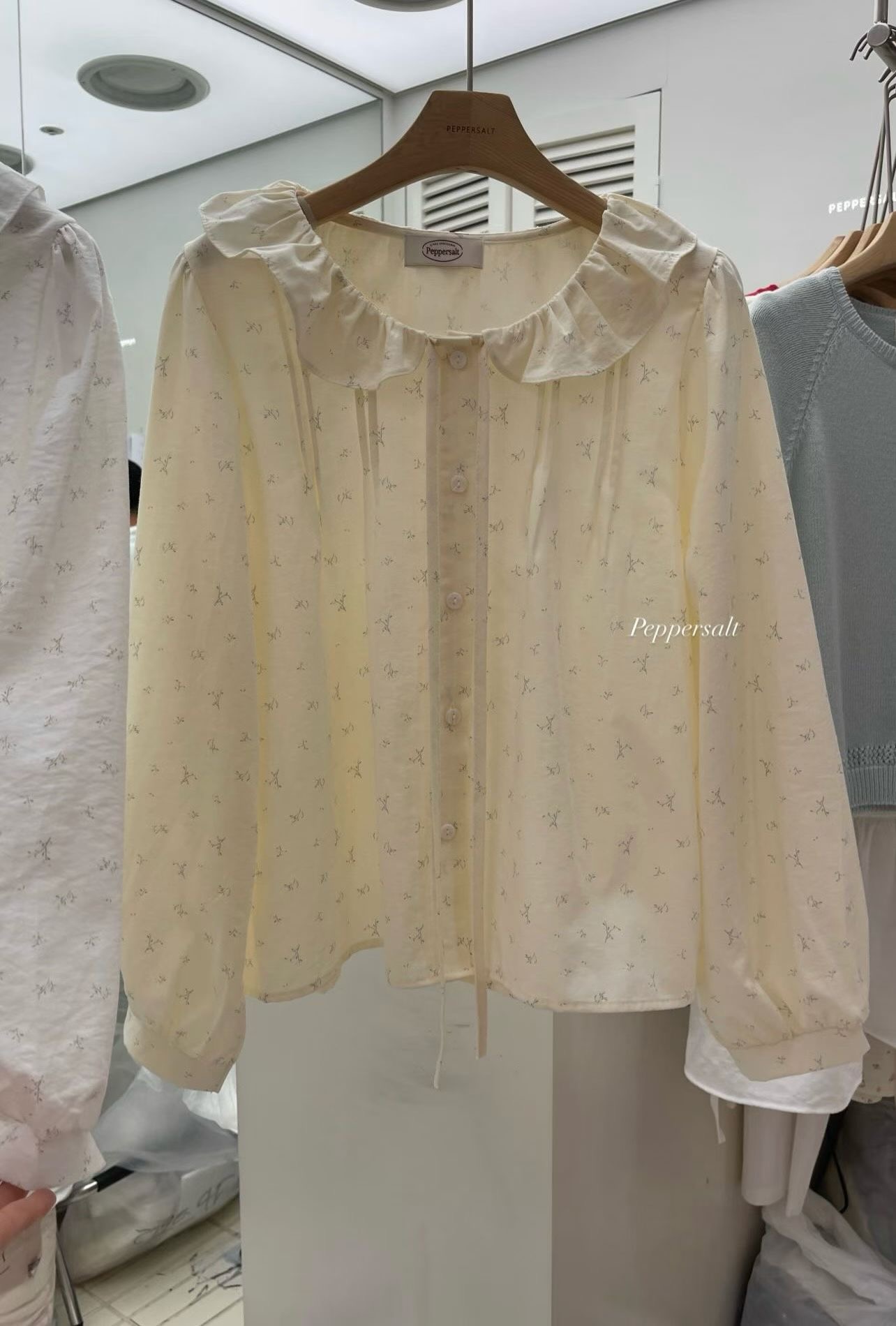 PEPPER 페페韓國代購女士新品熱賣人氣26春夏襯衫蕾絲衫PEPPER-SEOUL襯衫/蕾絲衫圖色2