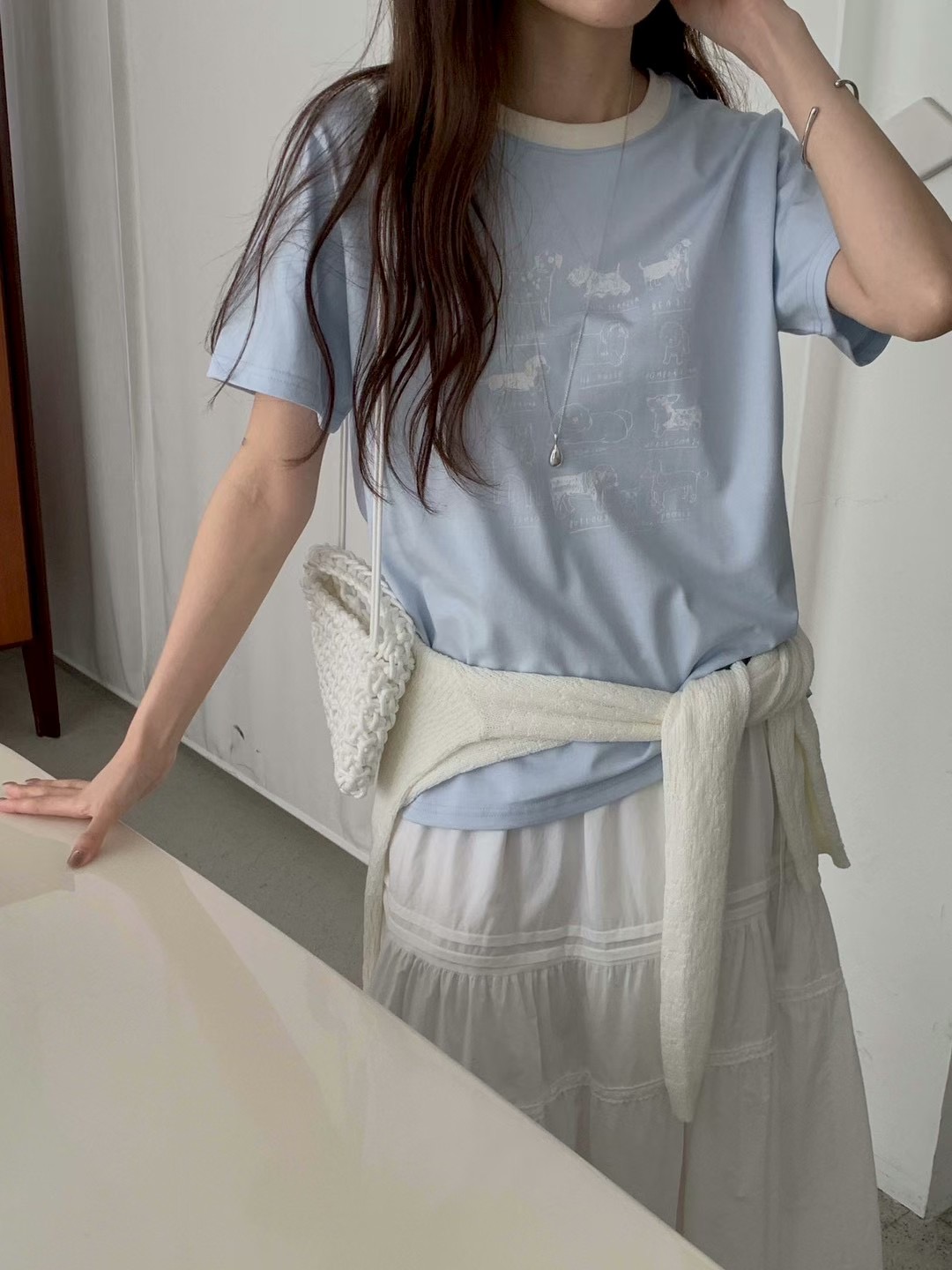 AN STAND韓國代購女裝新款熱賣時尚休閑人氣26春夏推薦T恤AN STAND-2件起T恤