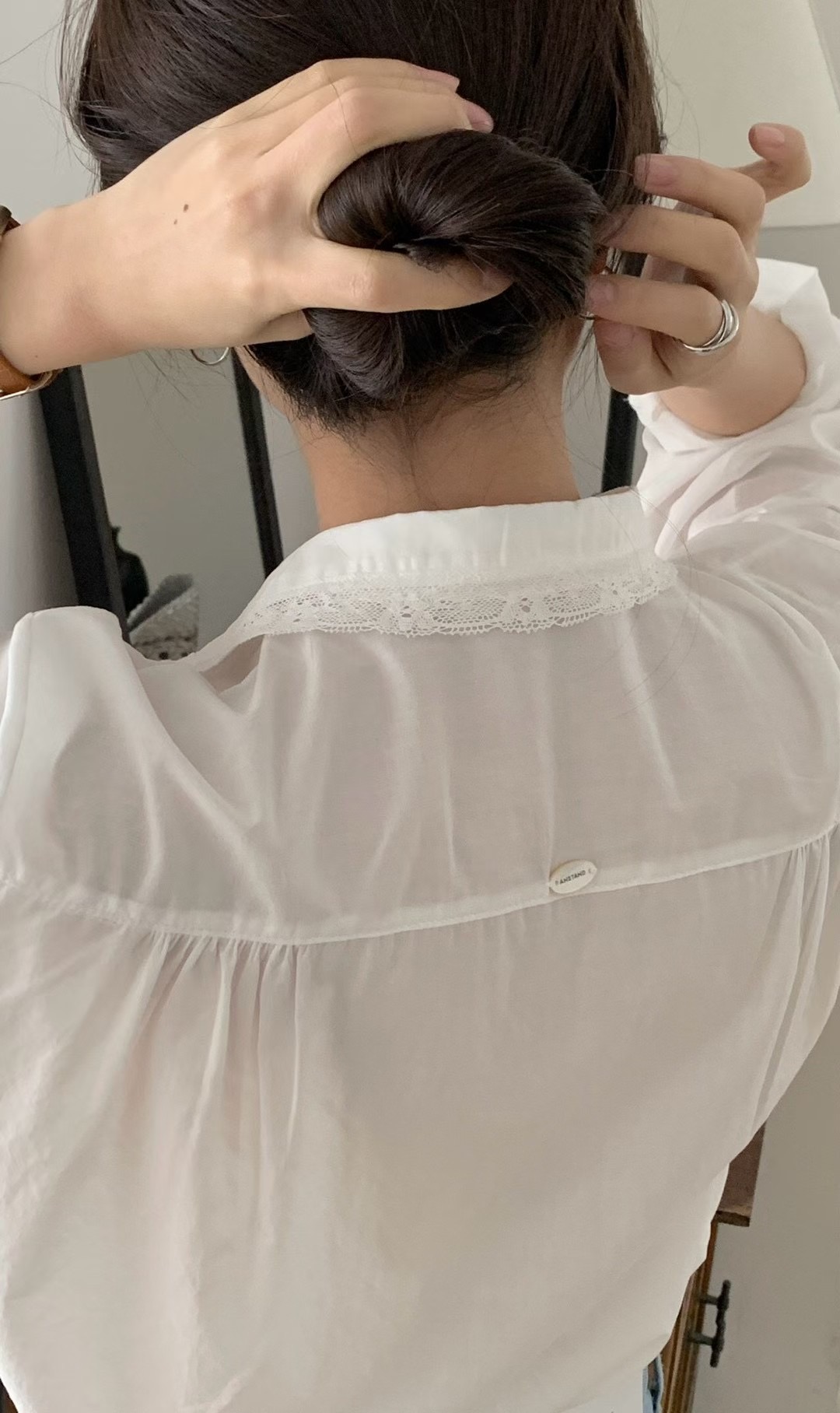 AN STAND東大門代購女士新品真品26春夏職業熱賣襯衫蕾絲衫AN STAND-2件起襯衫/蕾絲衫