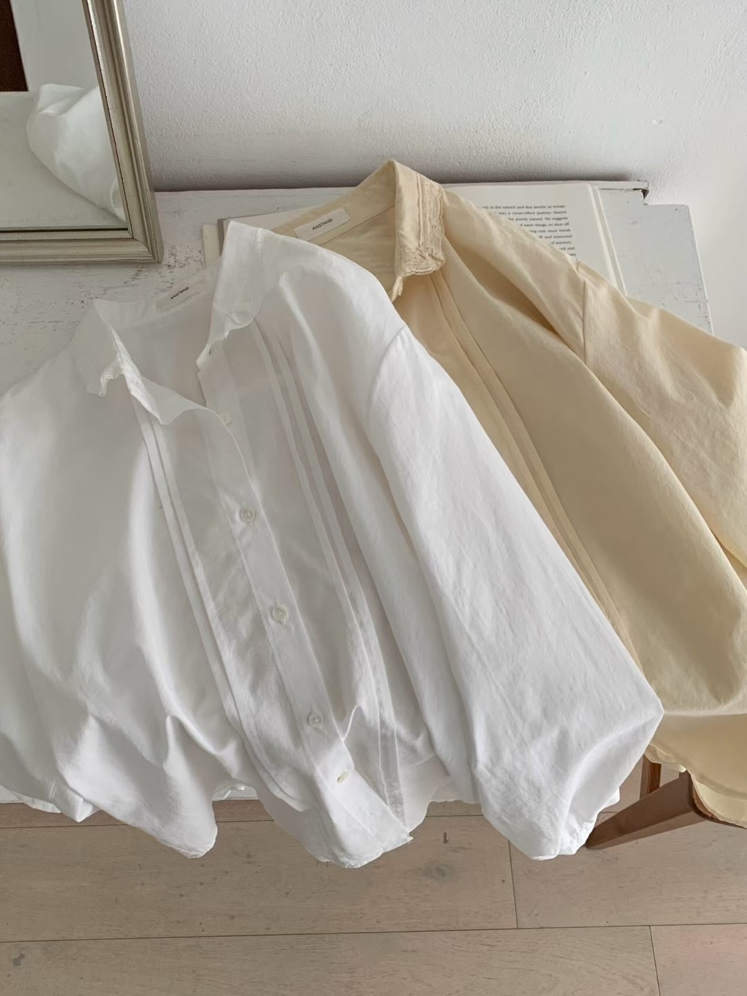 AN STAND東大門代購女士新品真品26春夏職業熱賣襯衫蕾絲衫AN STAND-2件起襯衫/蕾絲衫