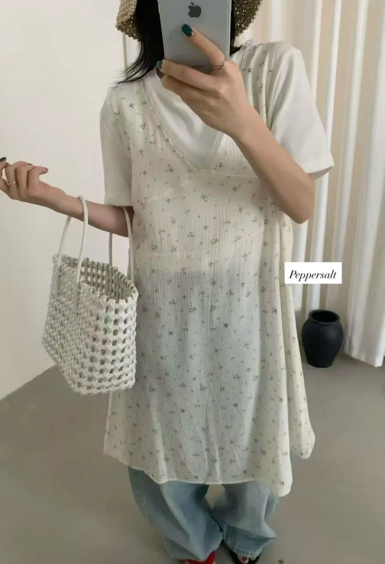 PEPPER 페페韓國直郵女士新品休閑時尚26春夏職業連衣裙PEPPER-SEOUL連衣裙圖色2