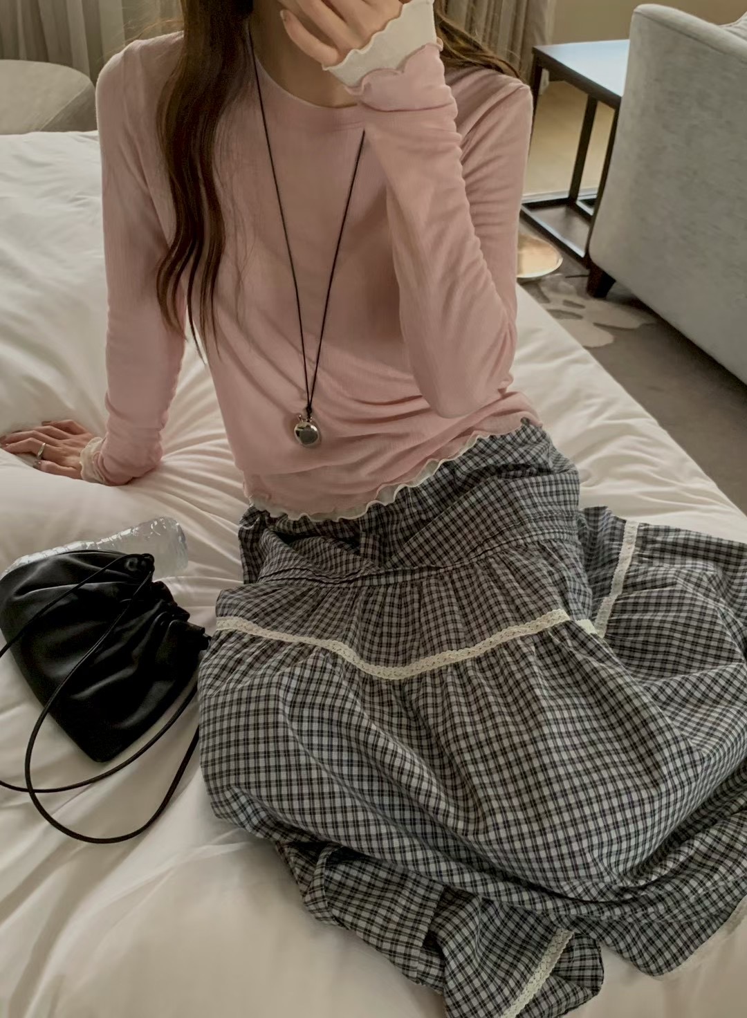 AN STAND韓國直郵女裝新款推薦26春夏真品人氣休閑熱賣長裙AN STAND-2件起長裙