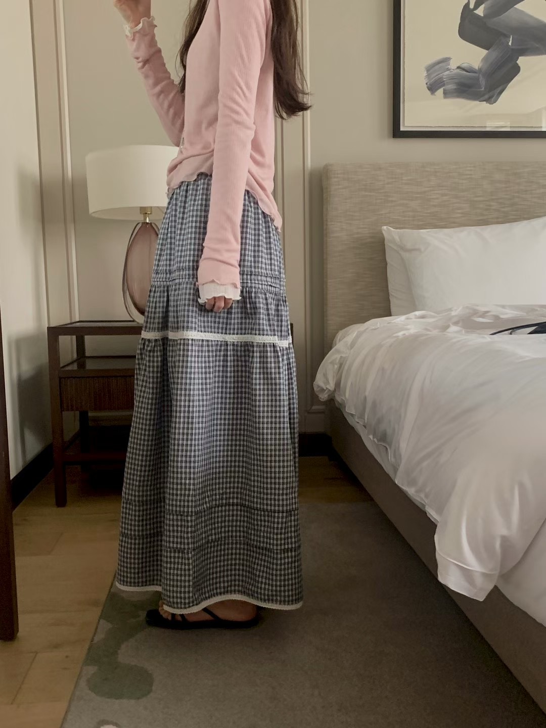 AN STAND韓國直郵女裝新款推薦26春夏真品人氣休閑熱賣長裙AN STAND-2件起長裙