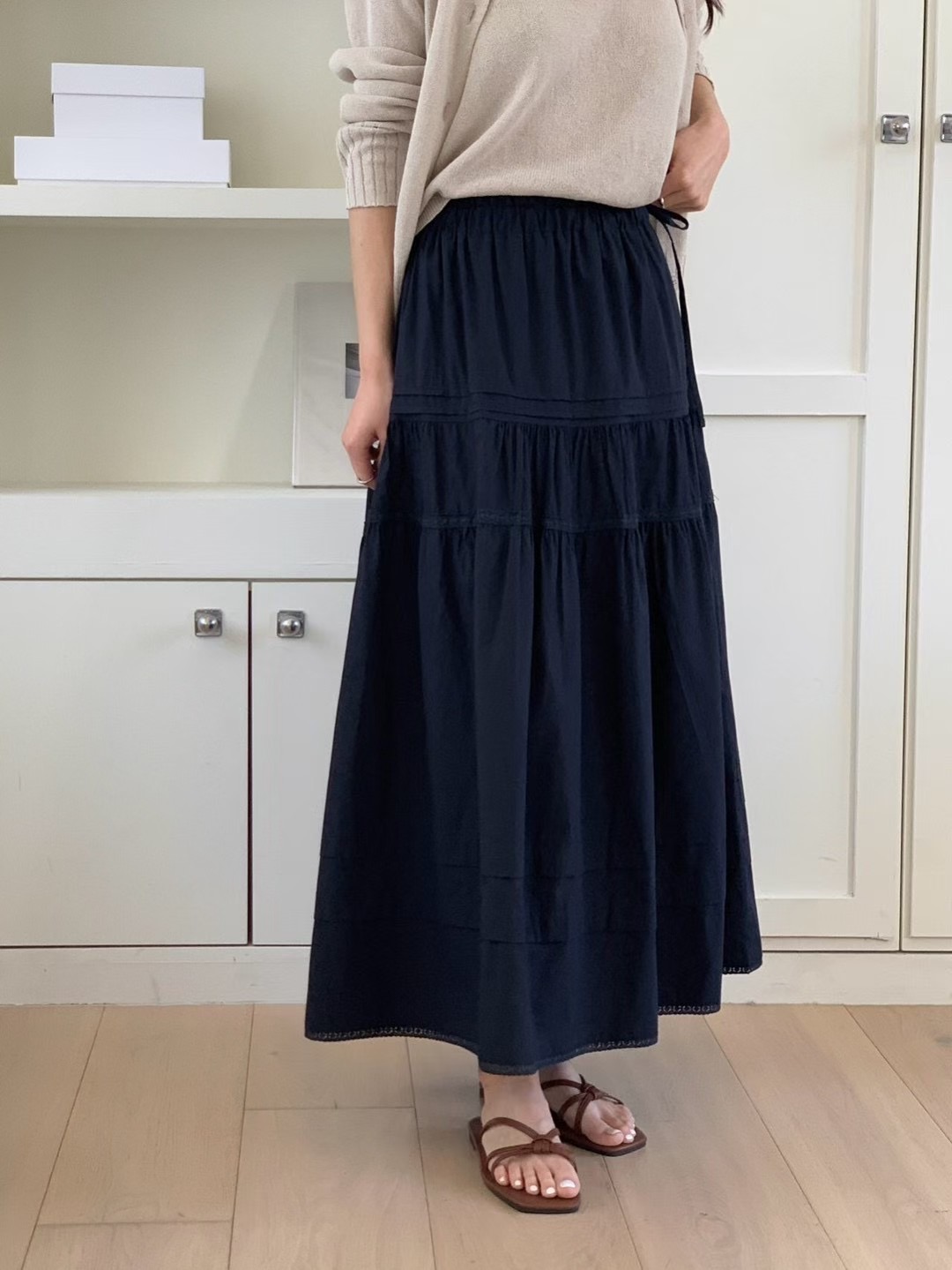 AN STAND韓國直郵女裝新款推薦26春夏真品人氣休閑熱賣長裙AN STAND-2件起長裙圖色2