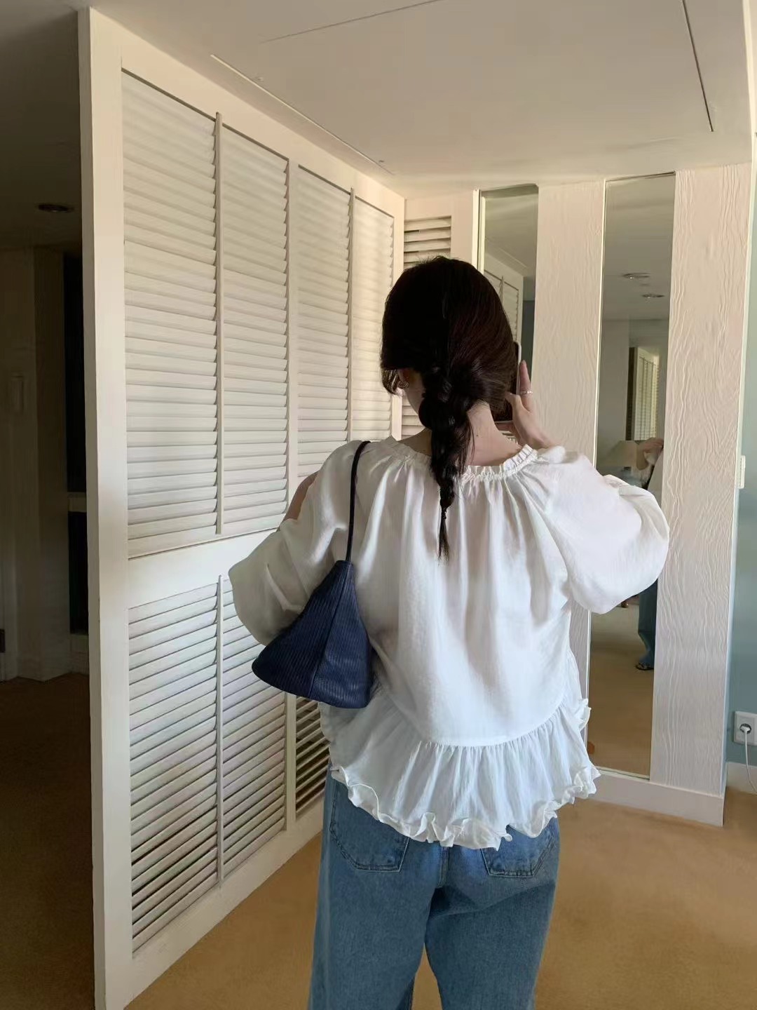 MELLOUNGE-멜라운지-T韓國代購女士新品真品襯衫蕾絲衫MELLOUNGE-2件起襯衫/蕾絲衫