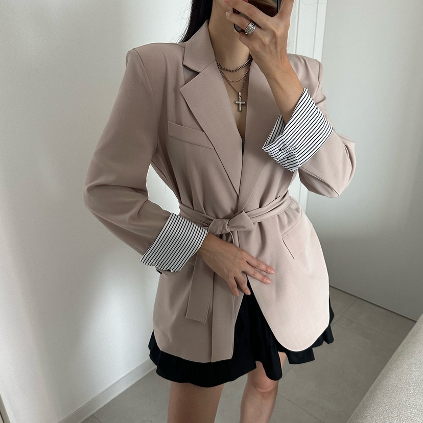 SOUIT東大門代購女裝新品職業真品休閑人氣推薦時尚26春夏夾克SOUIT by mabel-L夾克圖色2