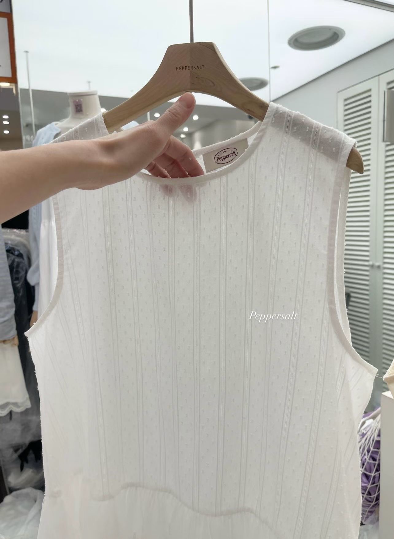 PEPPER 페페東大門代購女裝新款真品26春夏時尚吊帶背心PEPPER-SEOUL吊帶/背心