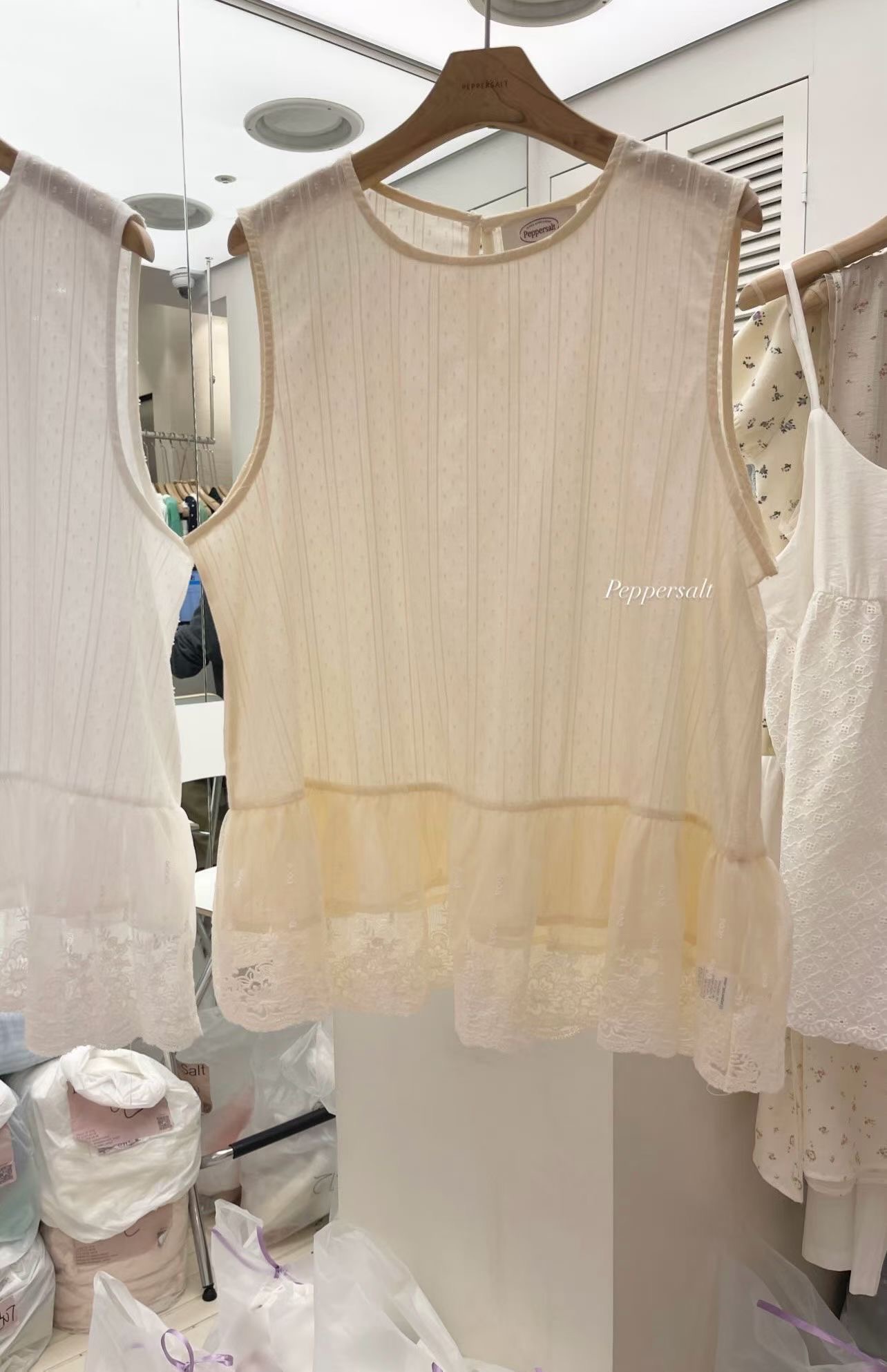 PEPPER 페페東大門代購女裝新款真品26春夏時尚吊帶背心PEPPER-SEOUL吊帶/背心圖色2