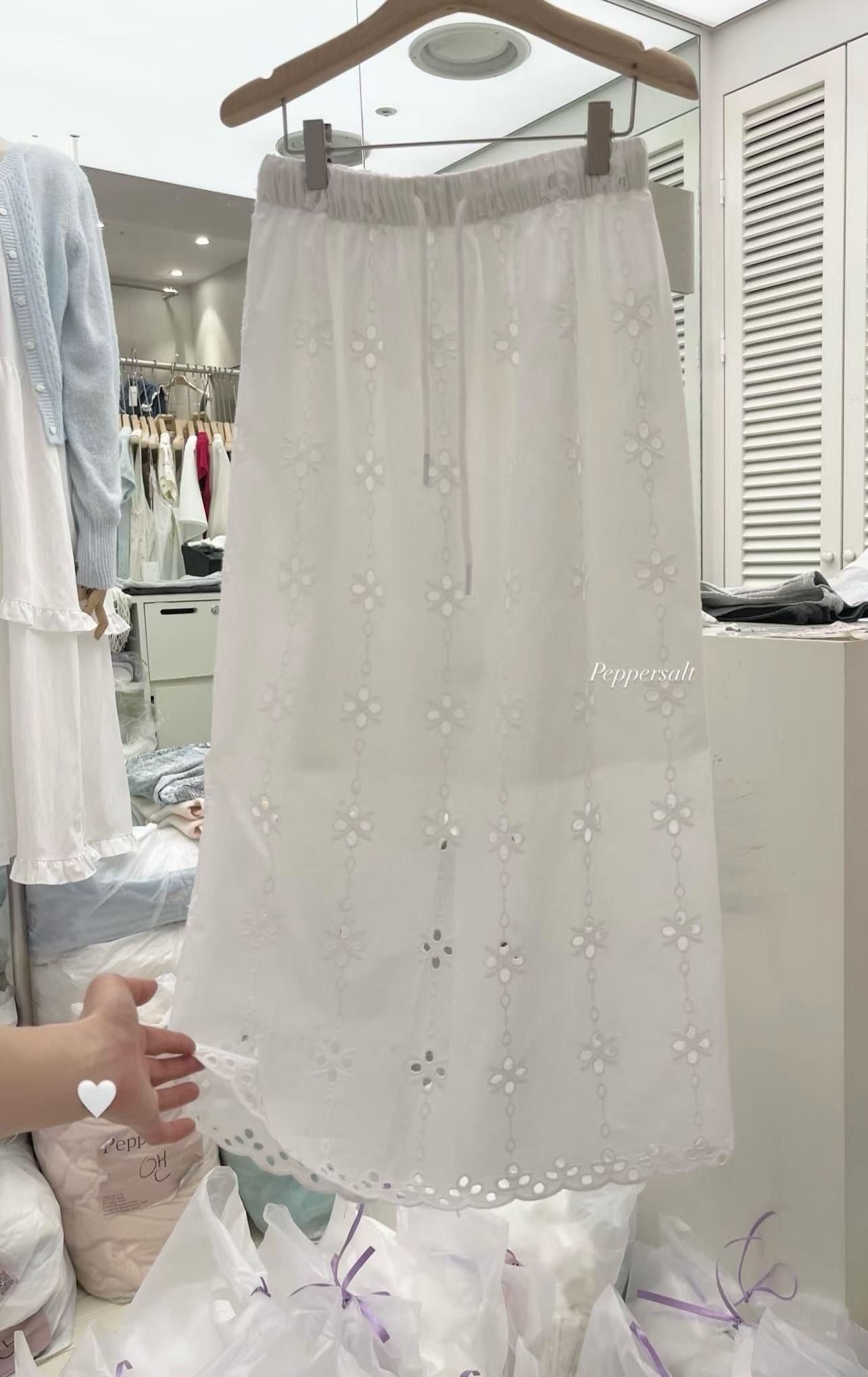 PEPPER 페페韓國直郵女裝新款真品時尚休閑職業熱賣長裙PEPPER-SEOUL長裙圖色1