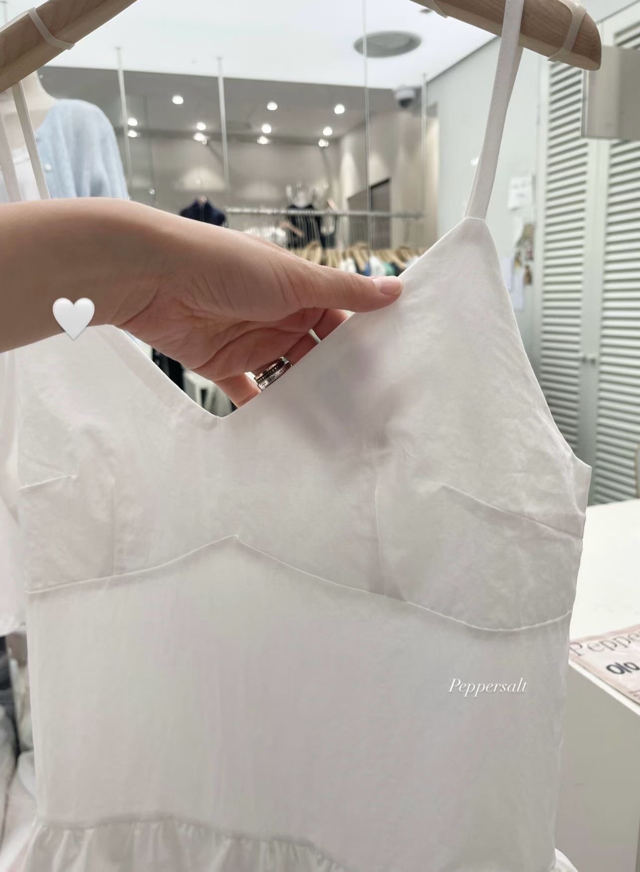 PEPPER 페페東大門代購女士新品26春夏推薦休閑吊帶背心PEPPER-SEOUL吊帶/背心