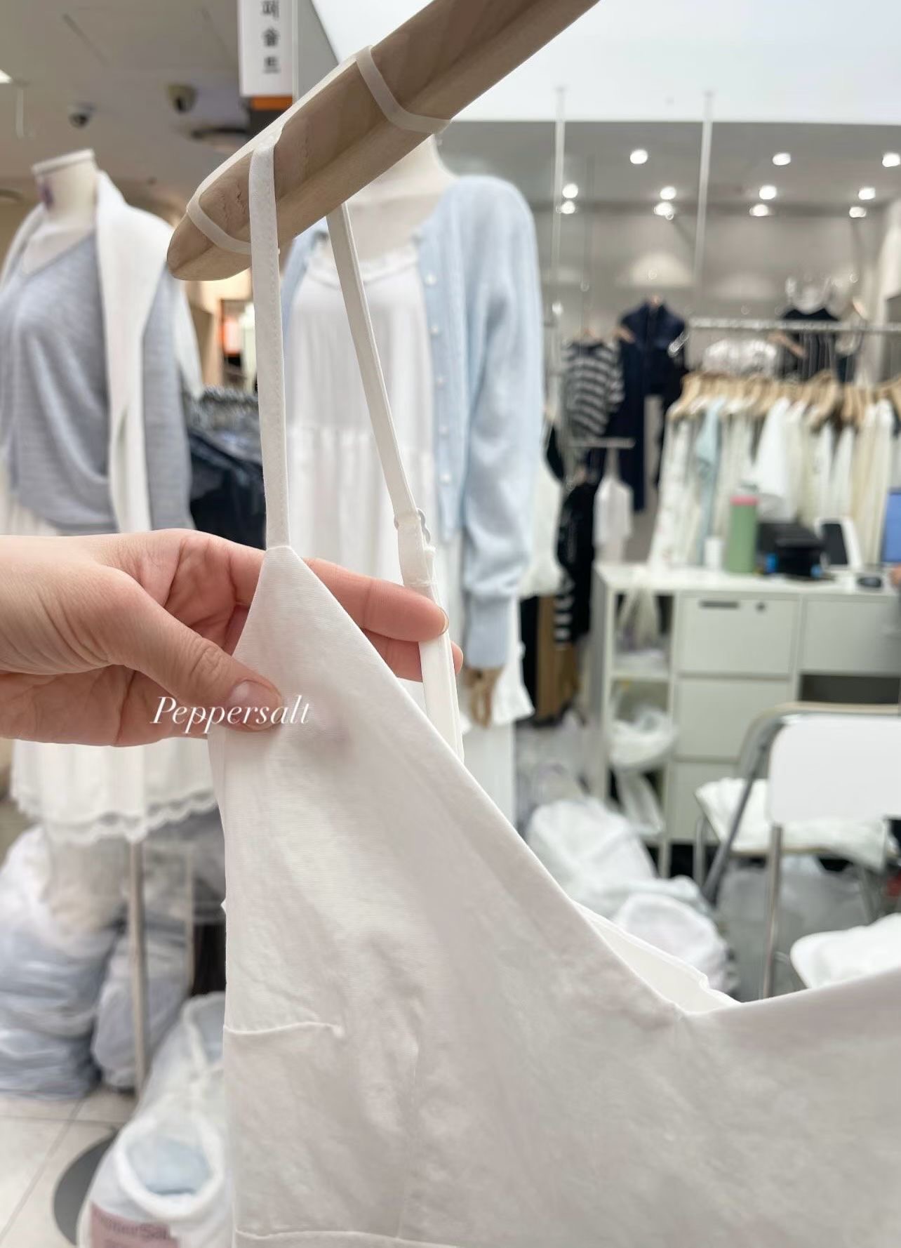 PEPPER 페페東大門代購女士新品26春夏推薦休閑吊帶背心PEPPER-SEOUL吊帶/背心