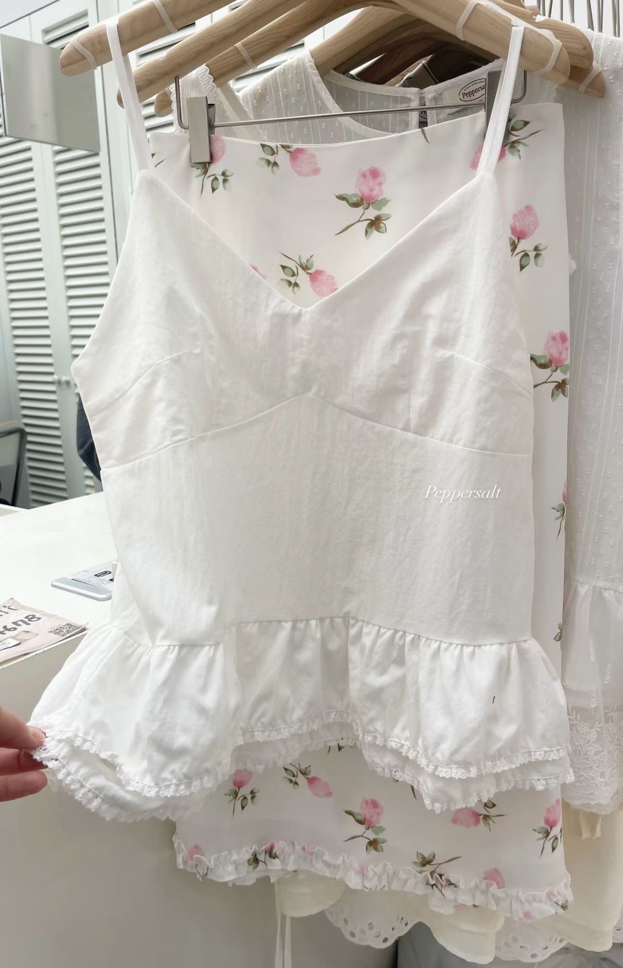 PEPPER 페페東大門代購女士新品26春夏推薦休閑吊帶背心PEPPER-SEOUL吊帶/背心圖色1