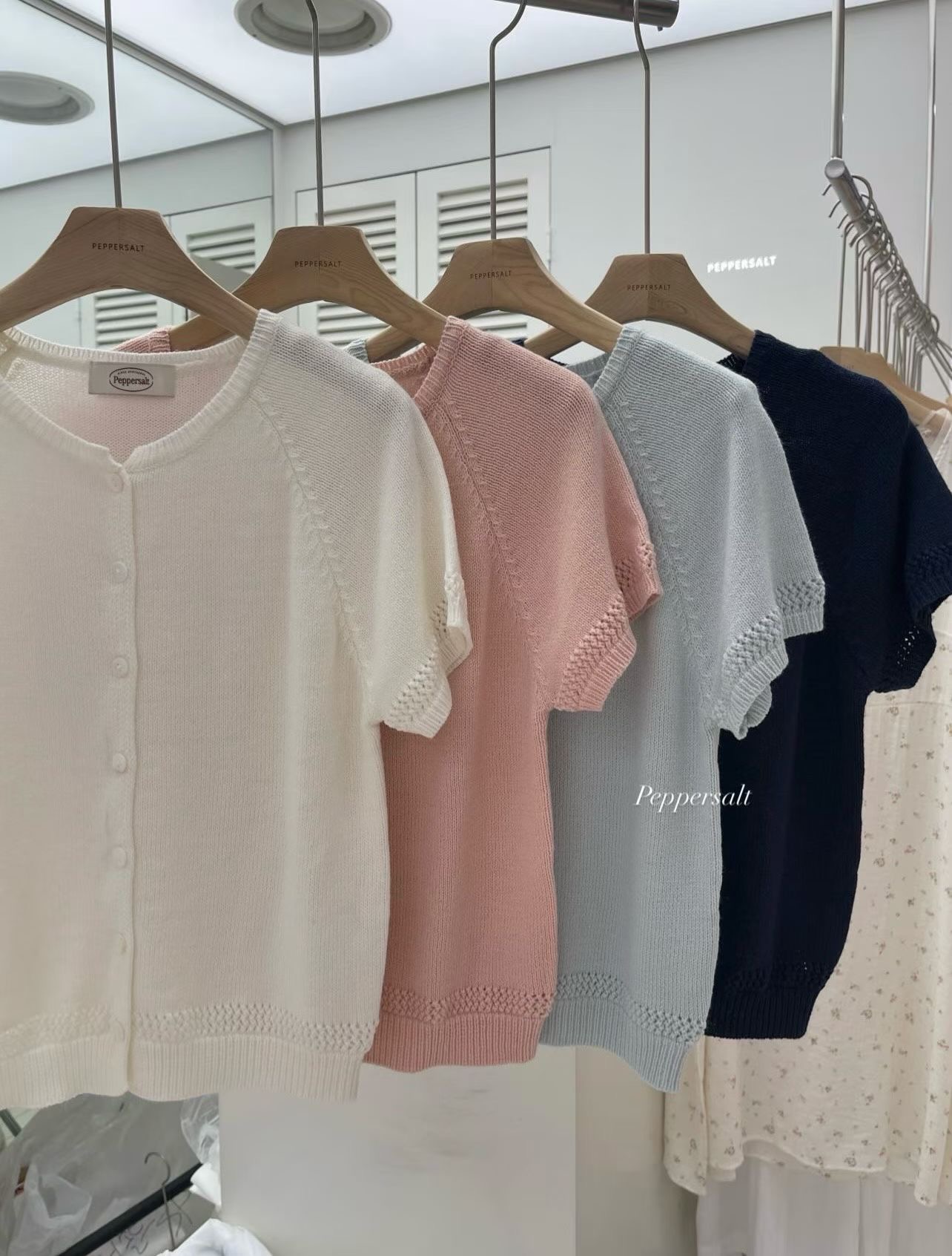 PEPPER 페페東大門代購女裝新款職業真品熱賣針織衫開衫PEPPER-SEOUL針織衫