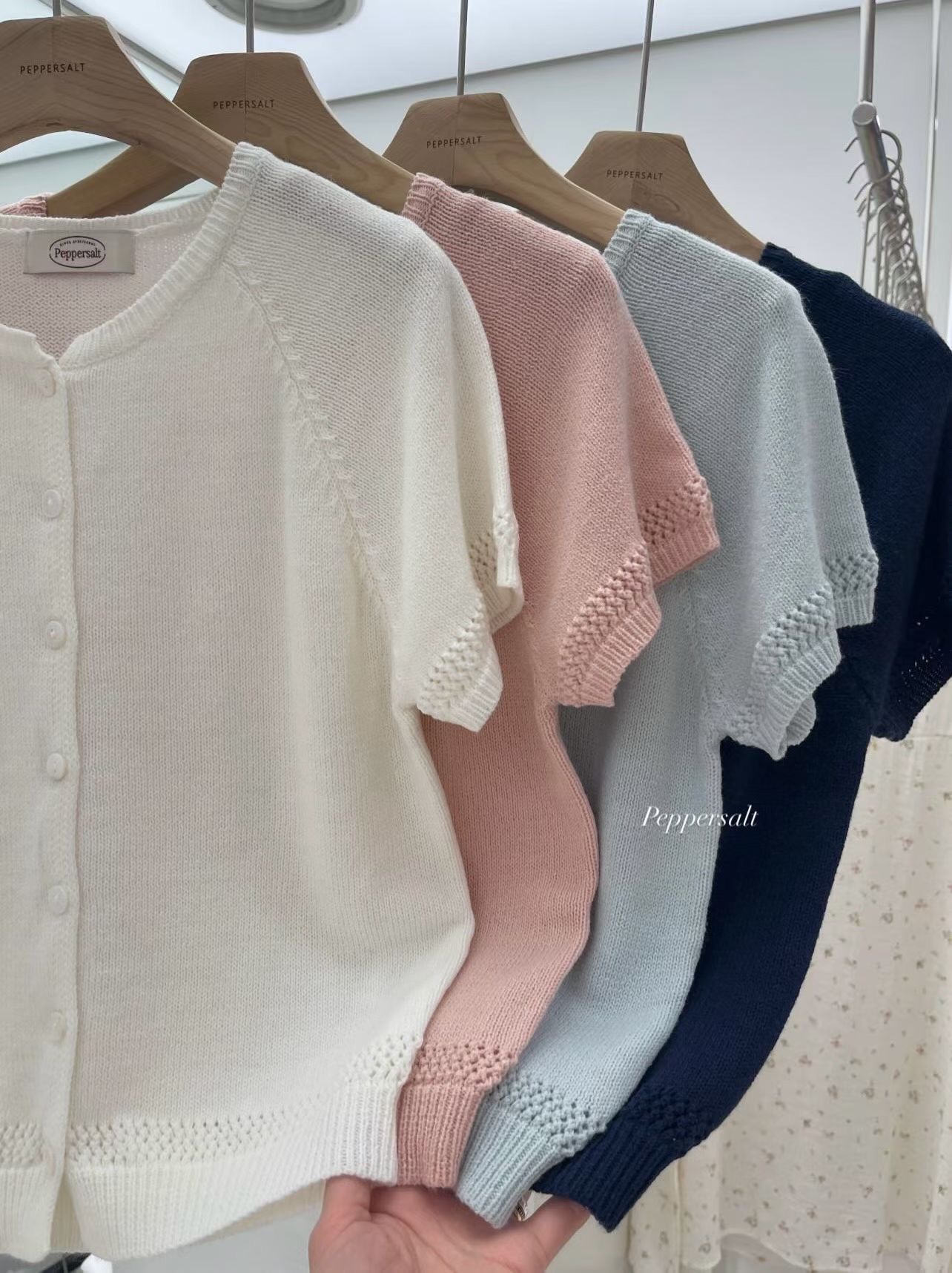 PEPPER 페페東大門代購女裝新款職業真品熱賣針織衫開衫PEPPER-SEOUL針織衫