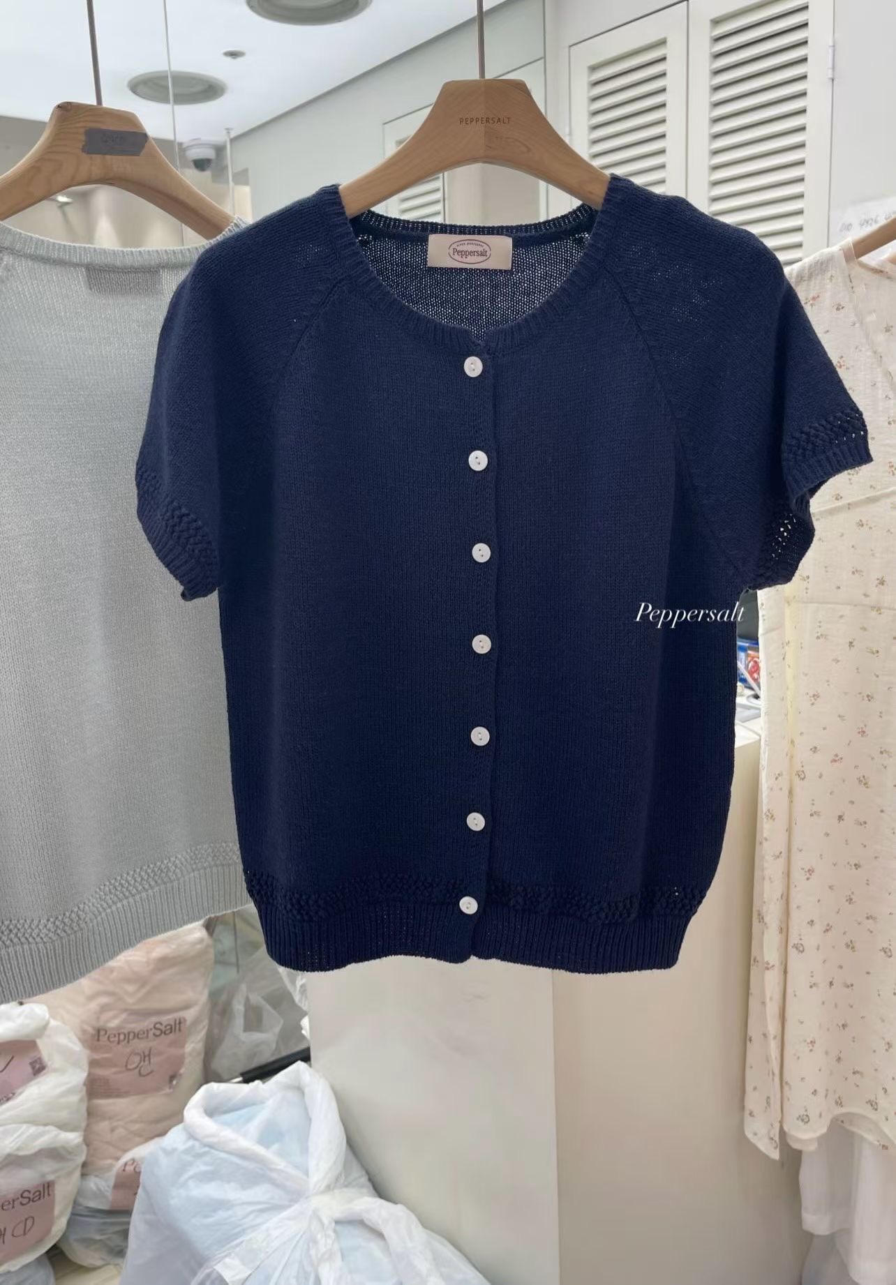 PEPPER 페페東大門代購女裝新款職業真品熱賣針織衫開衫PEPPER-SEOUL針織衫圖色4