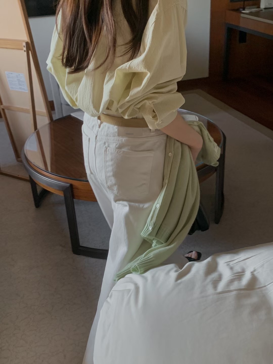 AN STAND韓國代購女士新款推薦熱賣時尚真品襯衫蕾絲衫條紋AN STAND-2件起襯衫/蕾絲衫