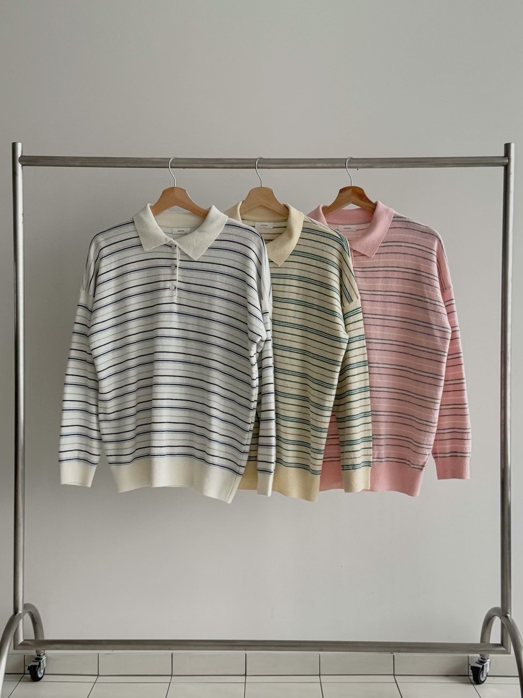 AN STAND韓國代購女士新款熱賣26春夏推薦時尚人氣長袖T恤AN STAND-2件起長袖T恤圖色2左二色