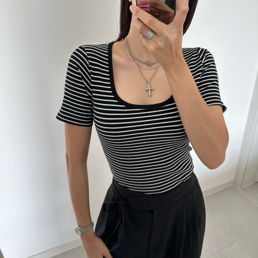 SOUIT韓國直郵女士新款人氣休閑推薦時尚職業真品熱賣T恤SOUIT by mabel-LT恤