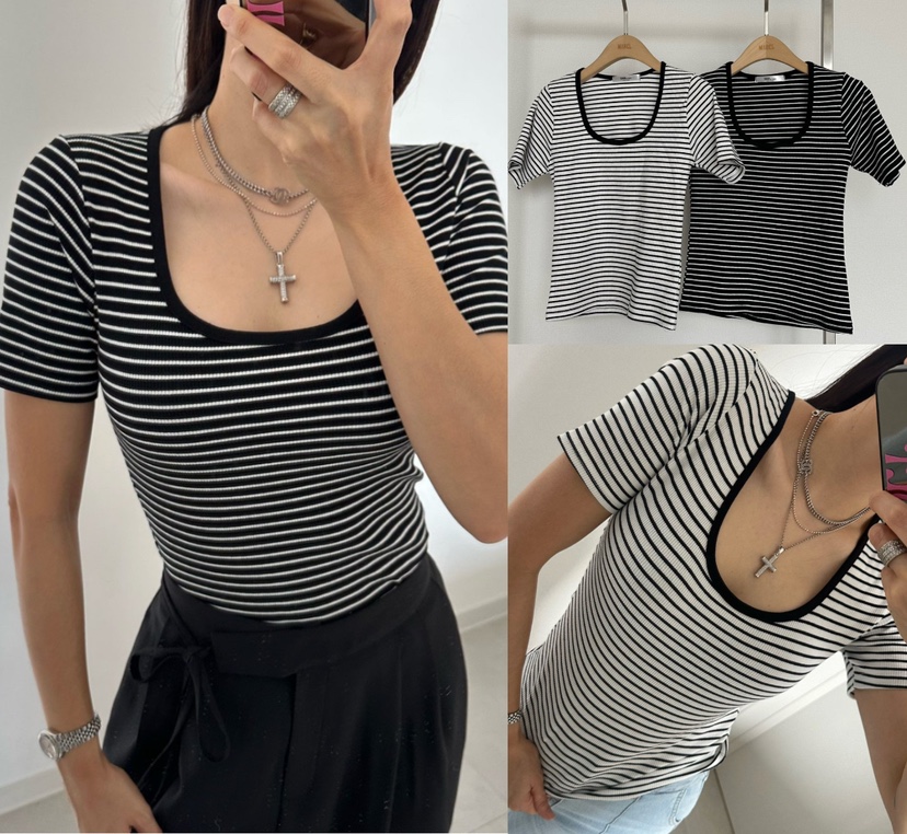 SOUIT韓國直郵女士新款人氣休閑推薦時尚職業真品熱賣T恤SOUIT by mabel-LT恤