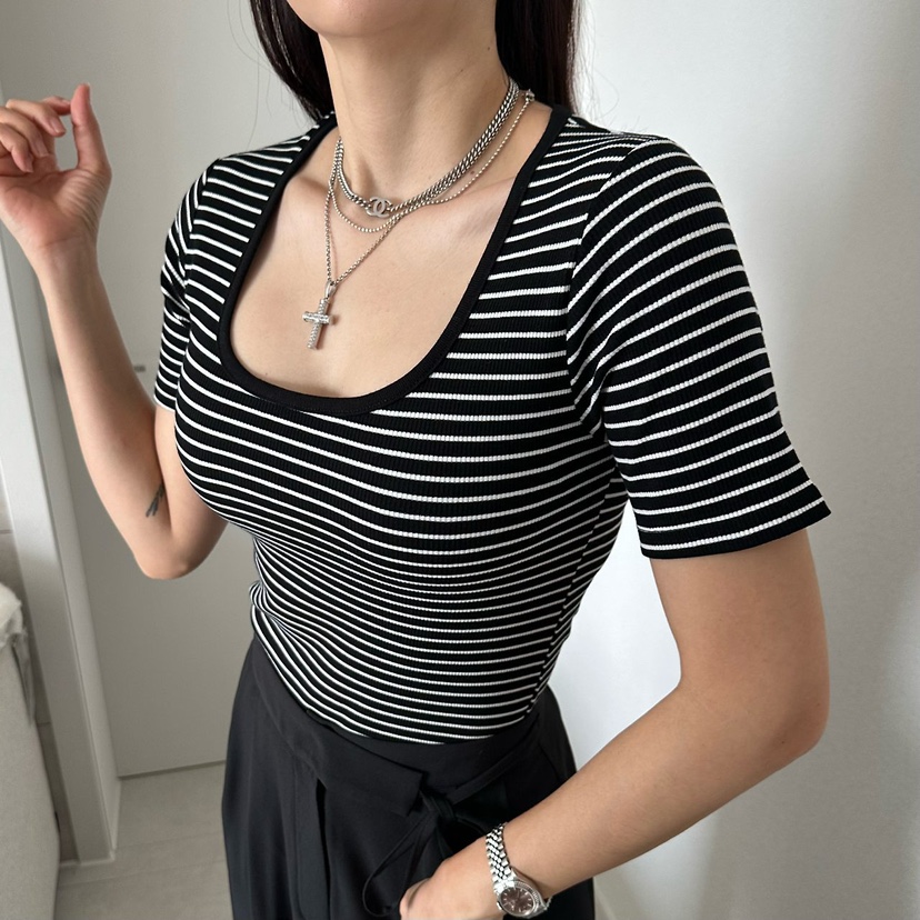 SOUIT韓國直郵女士新款人氣休閑推薦時尚職業真品熱賣T恤SOUIT by mabel-LT恤