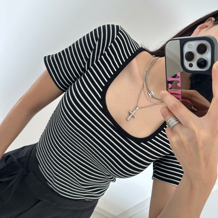 SOUIT韓國直郵女士新款人氣休閑推薦時尚職業真品熱賣T恤SOUIT by mabel-LT恤