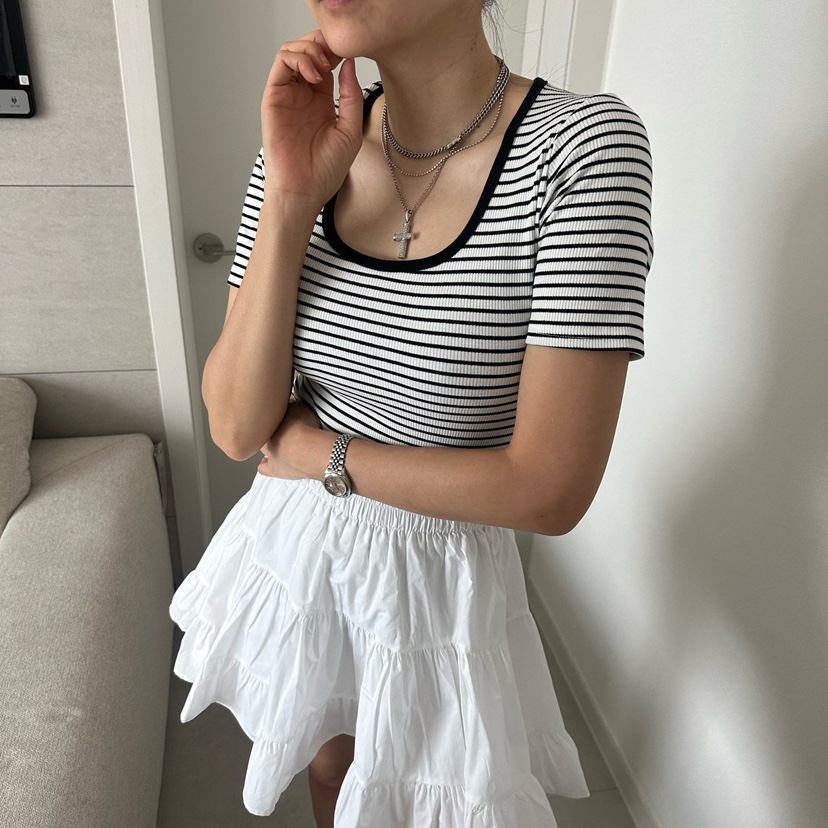 SOUIT韓國直郵女士新款人氣休閑推薦時尚職業真品熱賣T恤SOUIT by mabel-LT恤