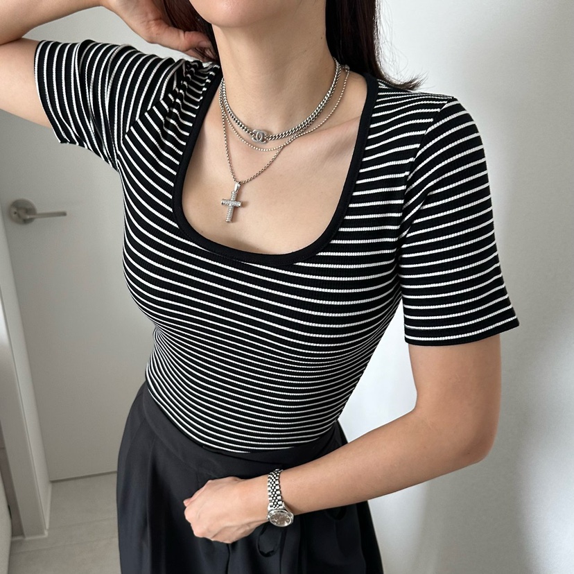 SOUIT韓國直郵女士新款人氣休閑推薦時尚職業真品熱賣T恤SOUIT by mabel-LT恤