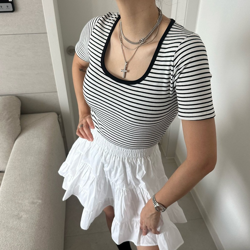 SOUIT韓國直郵女士新款人氣休閑推薦時尚職業真品熱賣T恤SOUIT by mabel-LT恤圖色2