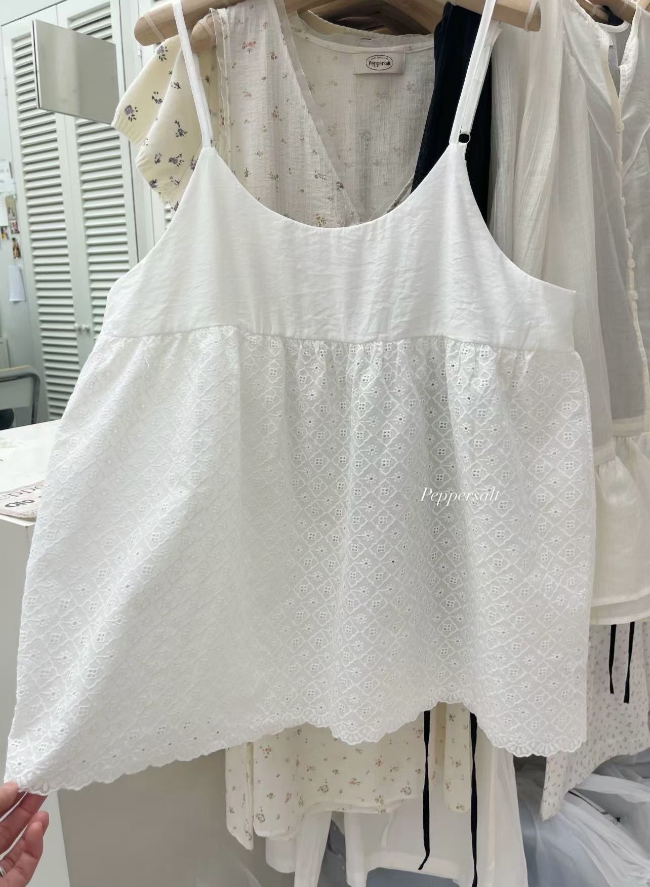 PEPPER 페페東大門代購女士新款26春夏時尚職業吊帶背心PEPPER-SEOUL吊帶/背心