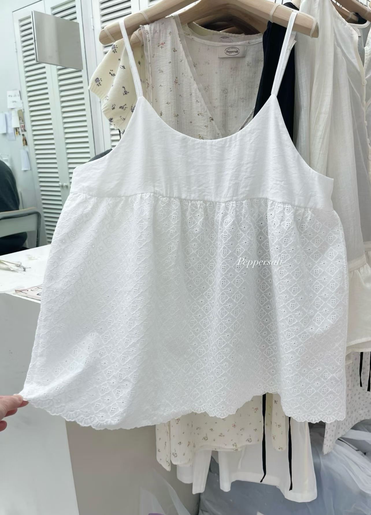 PEPPER 페페東大門代購女士新款26春夏時尚職業吊帶背心PEPPER-SEOUL吊帶/背心圖色1