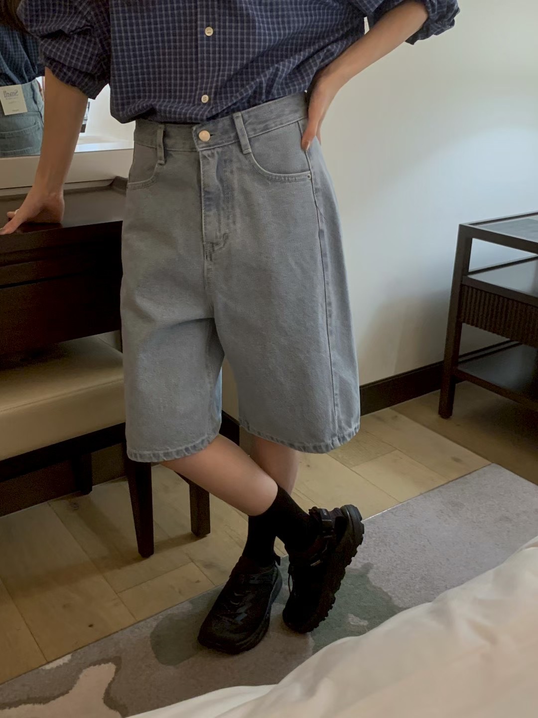 AN STAND韓國代購女士新品真品熱賣職業時尚休閑人氣短褲AN STAND-2件起短褲