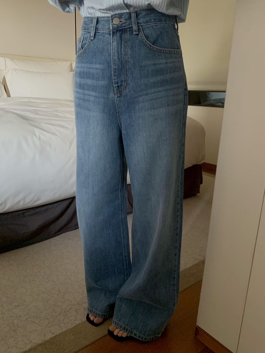 AN STAND東大門實拍女士新款人氣真品職業推薦休閑牛仔褲AN STAND-2件起牛仔褲圖色1