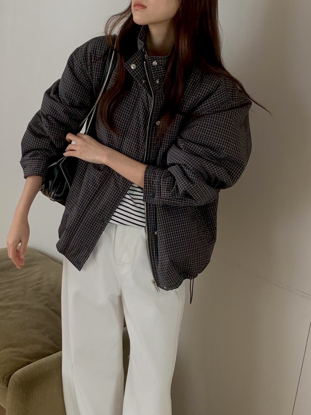 AN STAND韓國代購女裝新品真品休閑熱賣人氣推薦時尚夾克AN STAND-2件起夾克圖色2