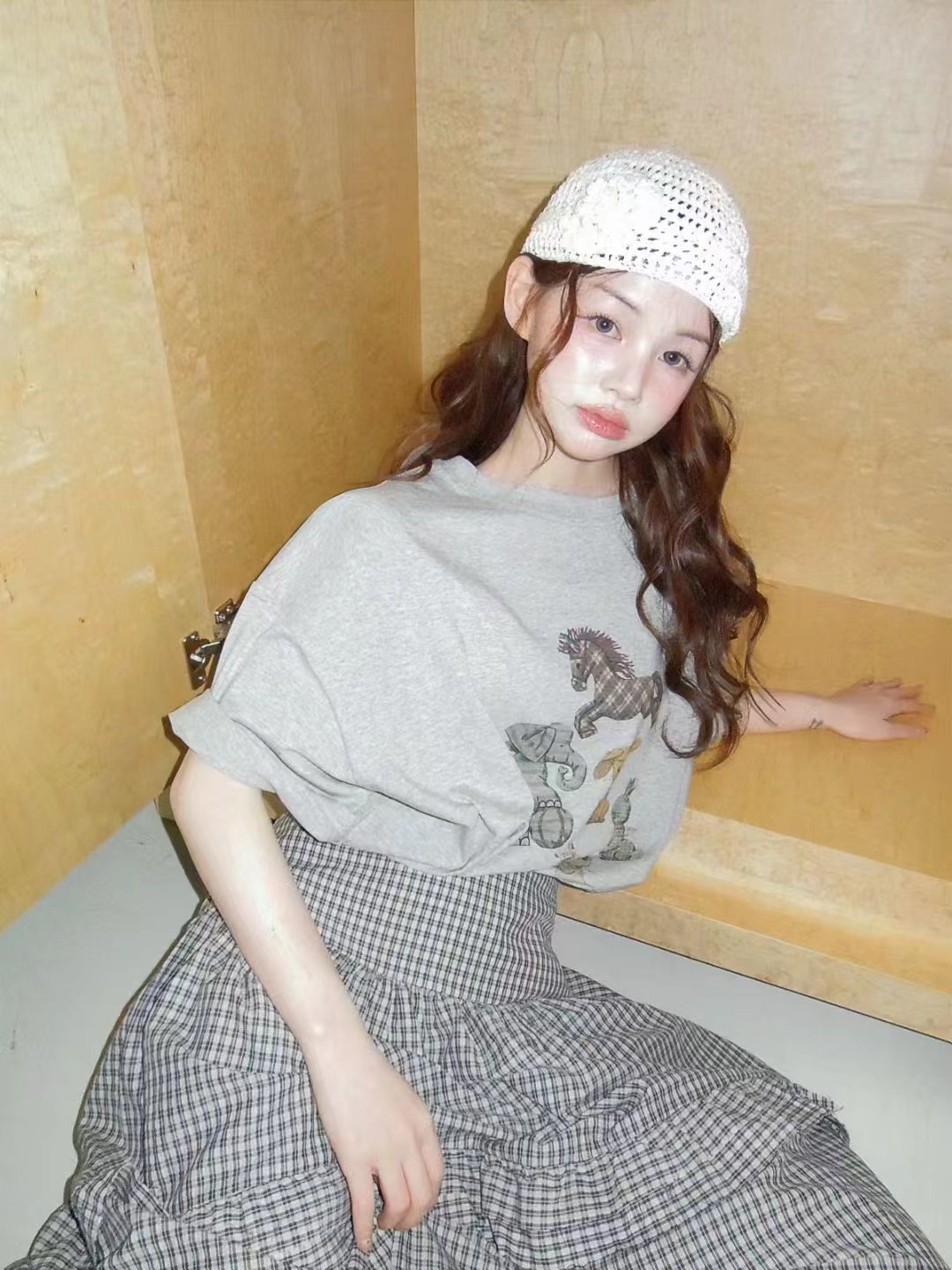 PEETS東大門直郵女裝新品26春夏人氣推薦時尚職業熱賣T恤PEETST恤