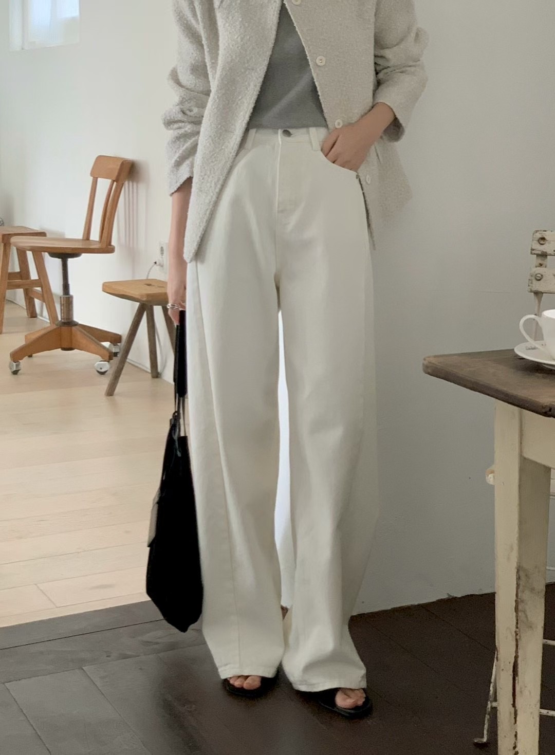 AN STAND東大門實拍女裝新款時尚人氣熱賣職業推薦牛仔褲AN STAND-2件起牛仔褲圖色2