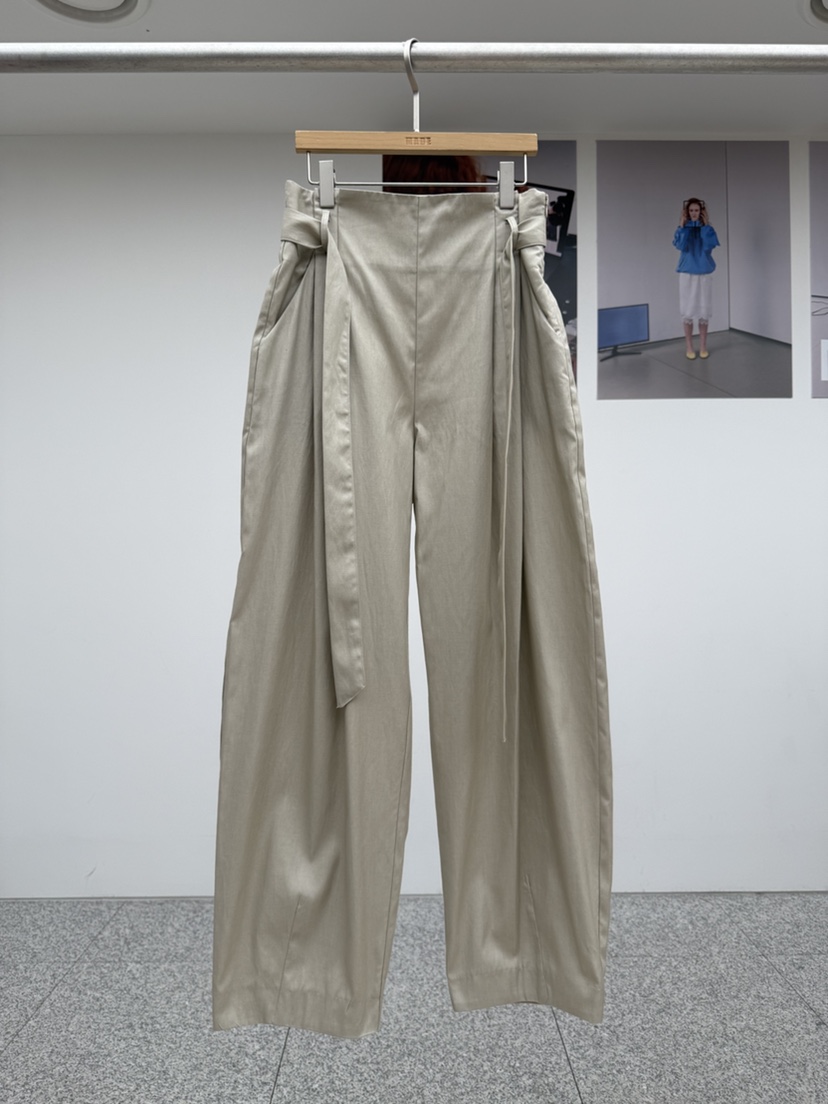 MADE-P東大門直郵女裝新款真品休閑推薦26春夏休閑褲含腰帶MADE-P休閑褲圖色1