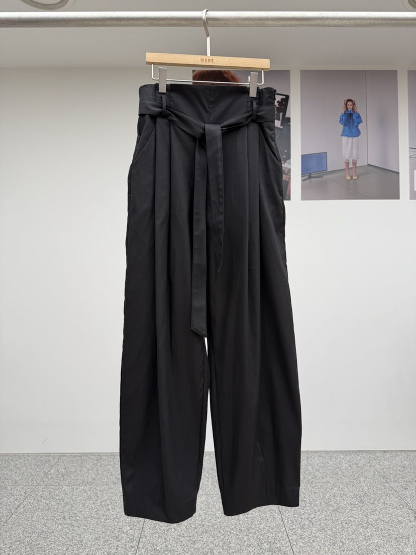 MADE-P東大門直郵女裝新款真品休閑推薦26春夏休閑褲含腰帶MADE-P休閑褲圖色2