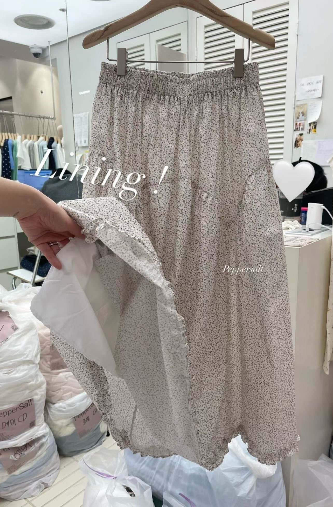 PEPPER 페페韓國直郵女士新款職業26春夏推薦熱賣人氣長裙PEPPER-SEOUL長裙